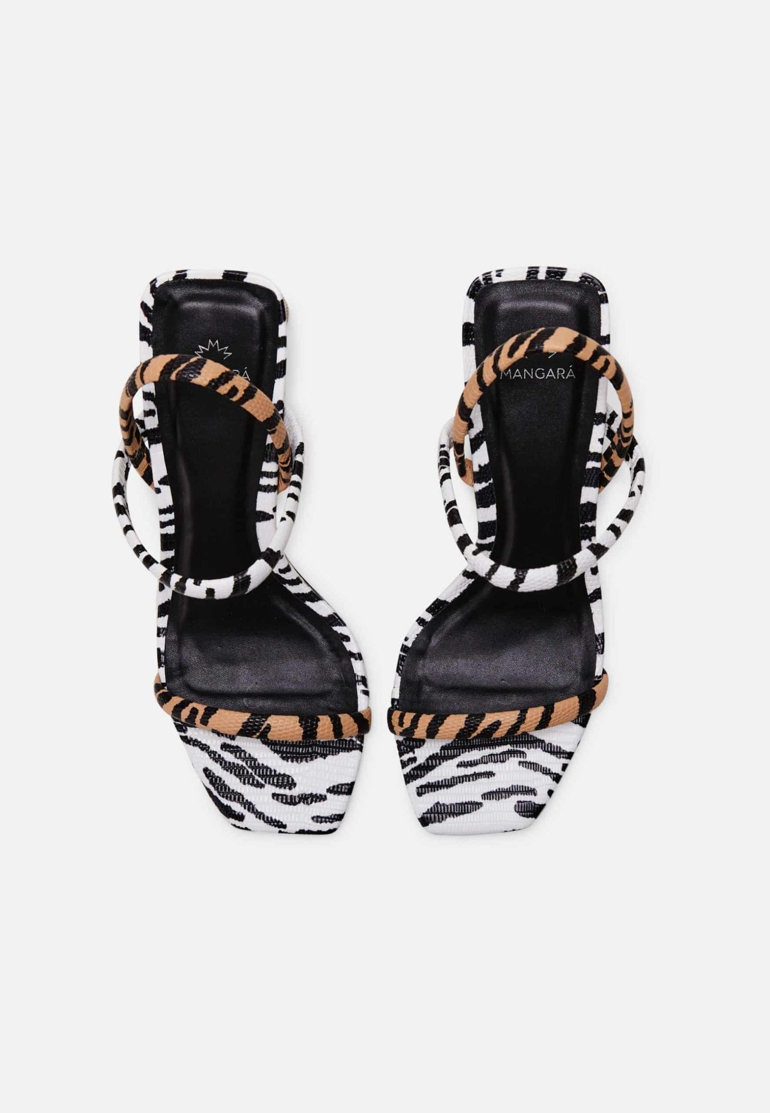 Palmito Animal Print Calf Leather Sandals – 6.5cm Block Heel
